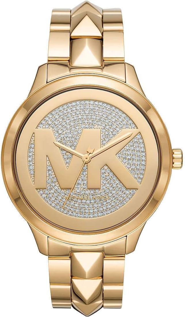 Michael Kors Women's Runway Mercer Quartz Watch with Stainless Steel Strap