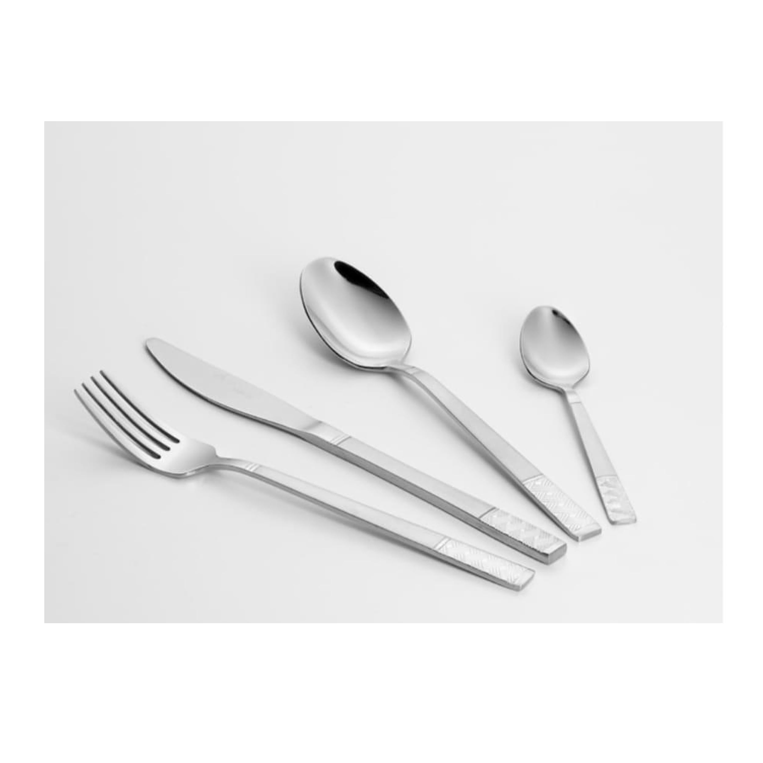 Dream Hanging Cutlery Set in Bag , 86 Pieces, Silver