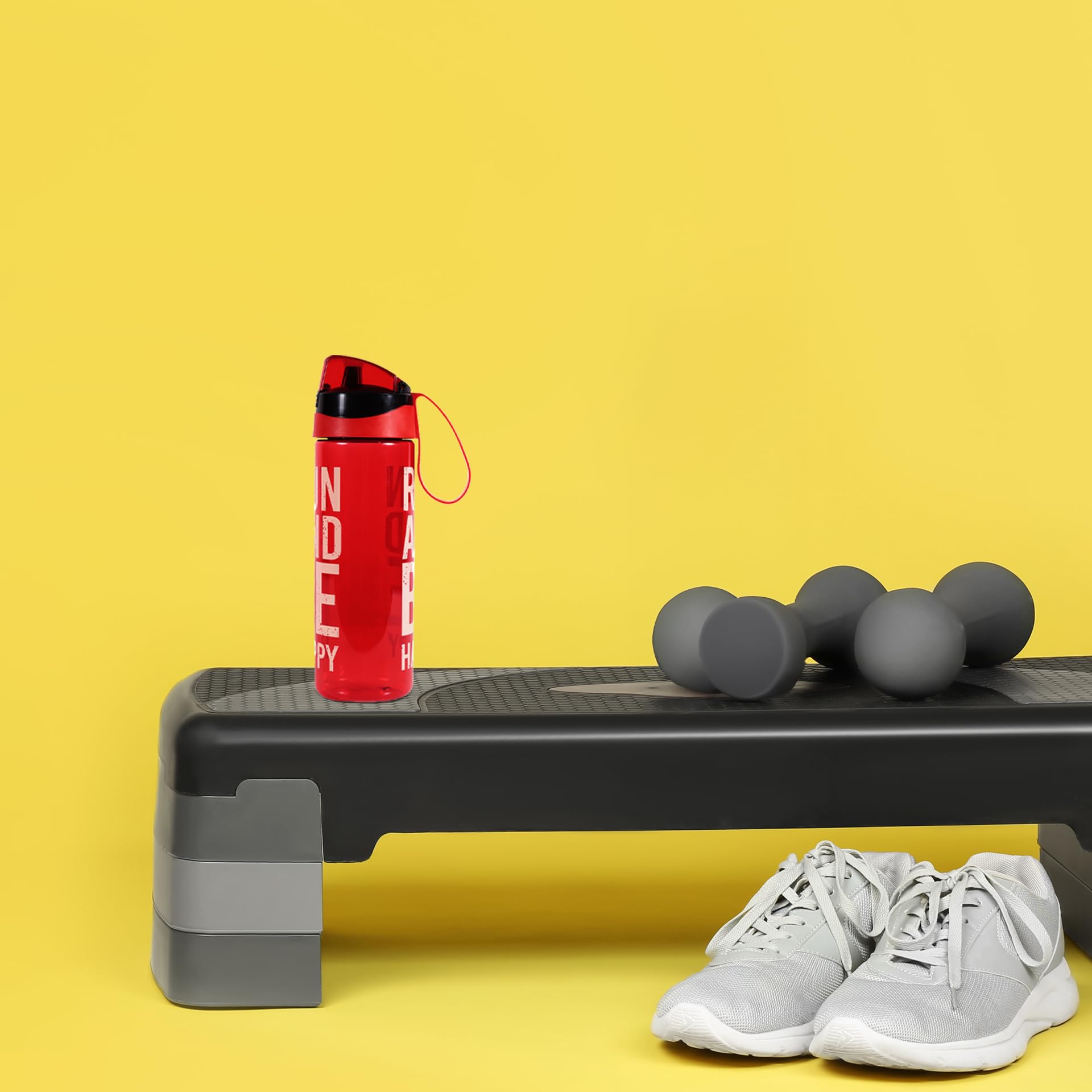 Herevin Water Bottle in Special Polybag - 750 ml Capacity, Multicolor, Leak-Proof, BPA-Free, Made in Turkey-Red – Safqqa Egypt