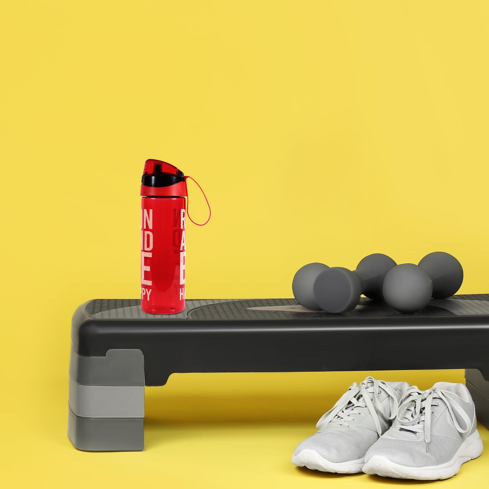 Herevin Water Bottle in Special Polybag - 750 ml Capacity, Multicolor, Leak-Proof, BPA-Free, Made in Turkey-Red