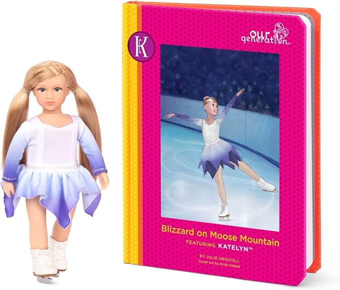 Ice Skating Doll from Our Generation with Storybook – 6 Inch