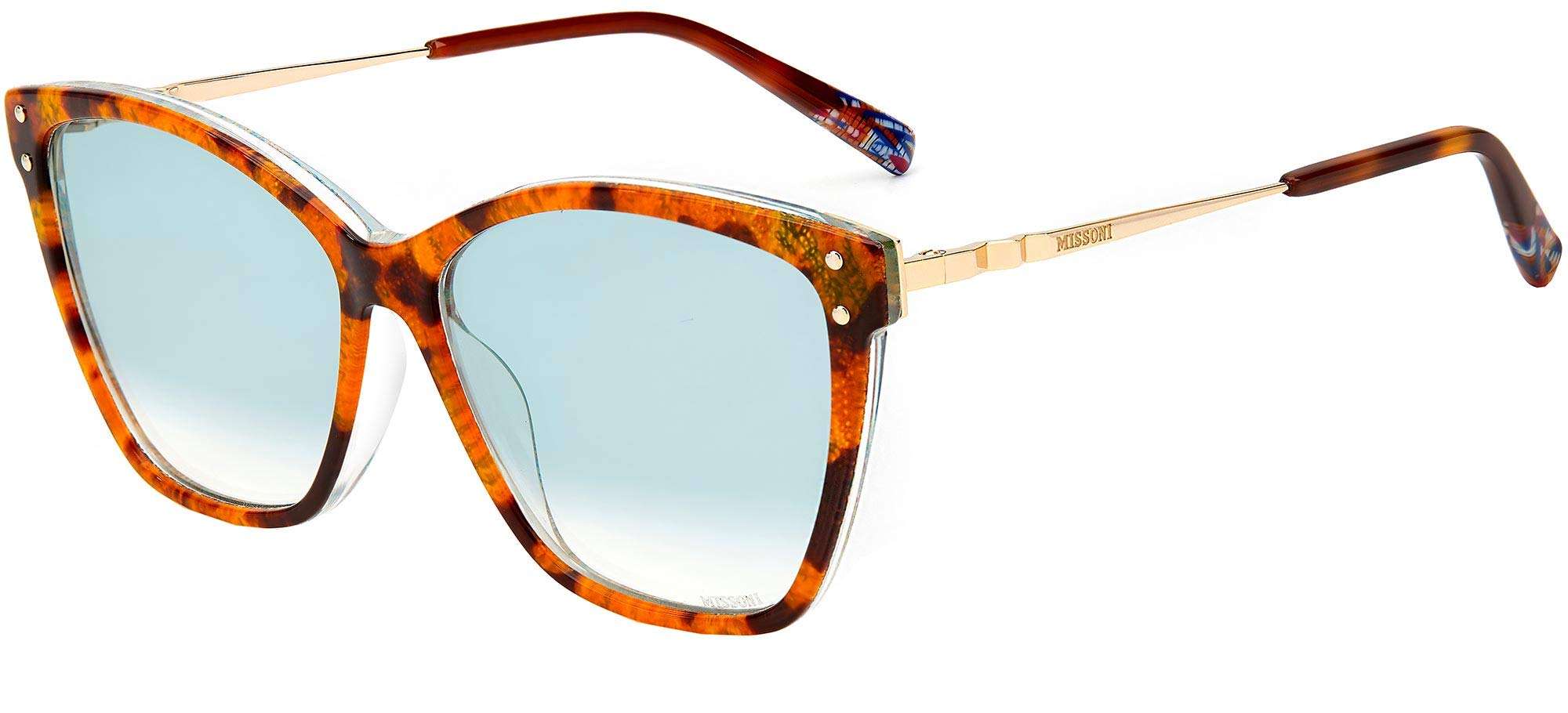 Missoni Women's 203105 Sunglasses, Color: Havana, Size: 56