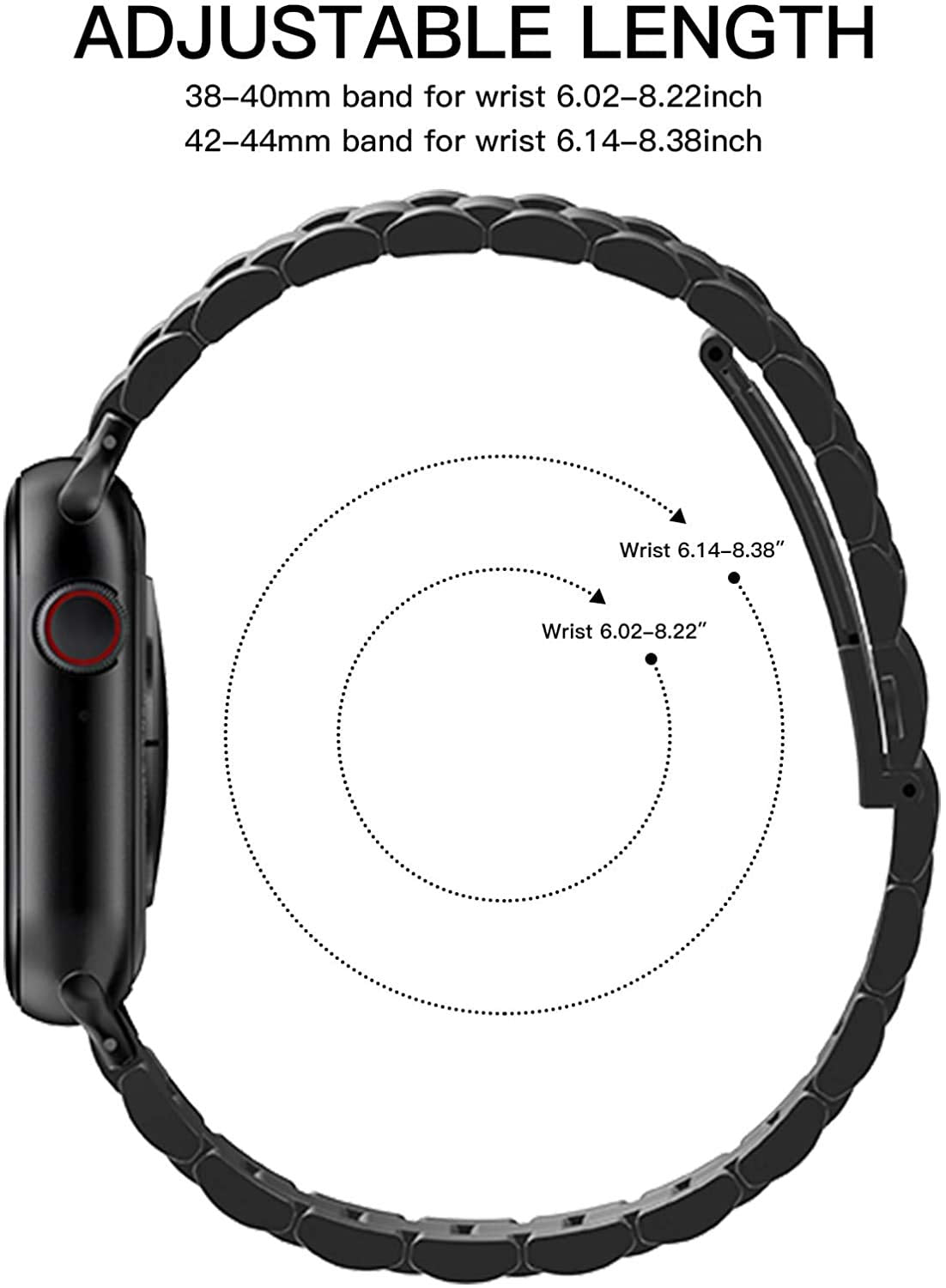 AccLoo Stainless Steel Watch Band for Apple Watch