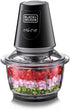 BLACK+DECKER 400W Glass Chopper GC400-B5 1.2L 4-Blade Ice Crushing