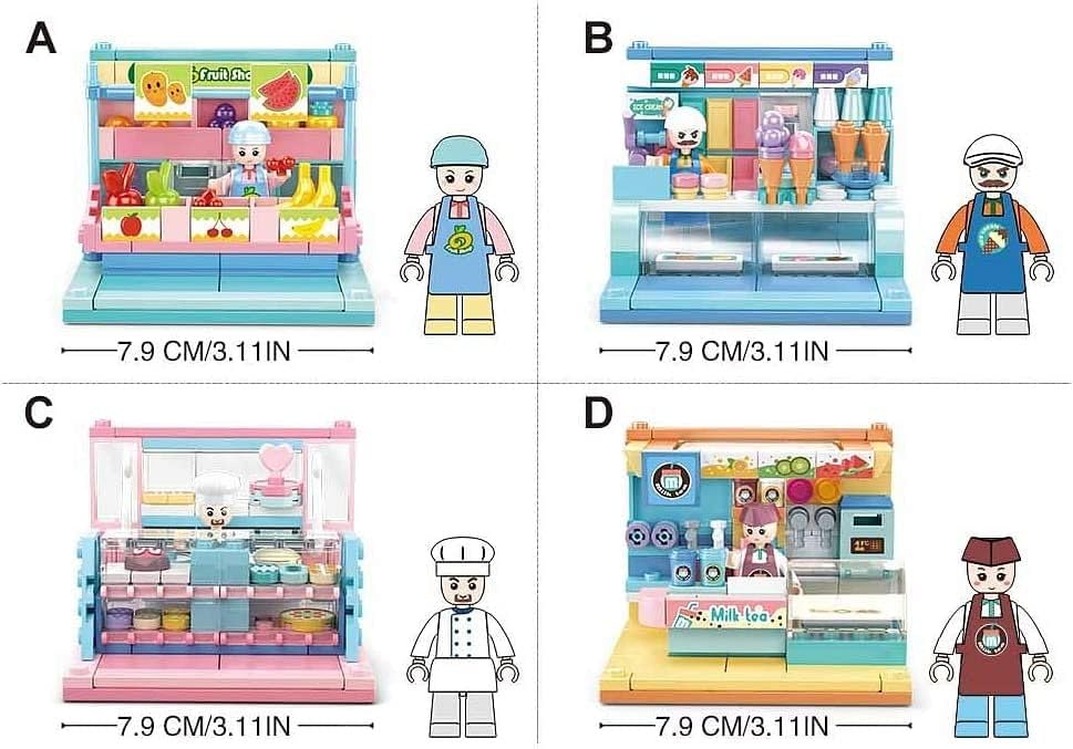 Sluban Mini HandCraft Shops Building Set 8-Pieces