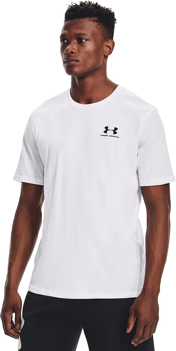 Under Armour Men Sport T-Shirt White Short Sleeve Pack of 1 – Safqqa Egypt