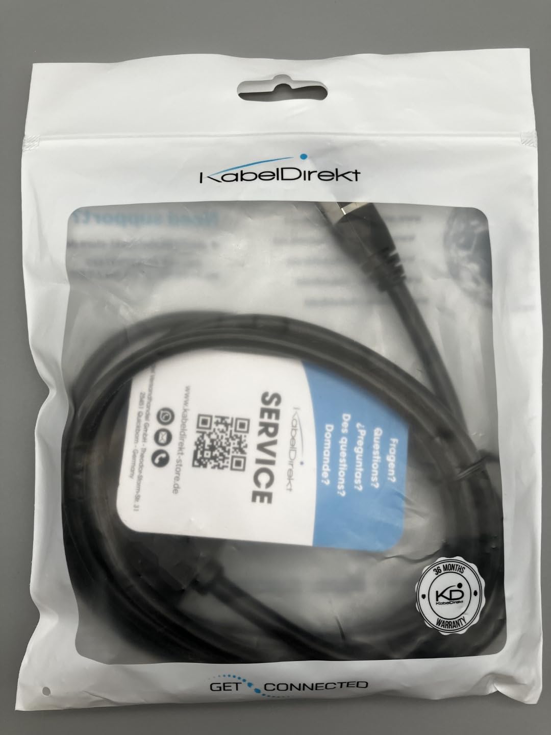 KabelDirekt â€“ 2m â€“ LAN & Ethernet extension cable (RJ45 female coupler/male connector, extends network cables with full data transfer speed â€“ CAT 7, 10Gbit/s, SF/FTP shielding, black)