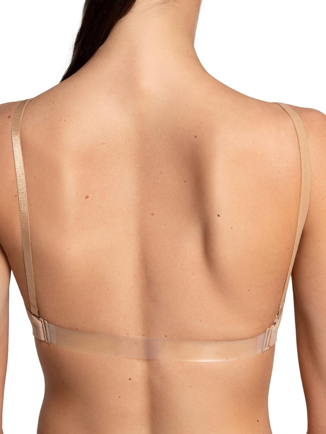 Capezio Women’s Seamless Clear Back Bra – Comfortable & Supportive