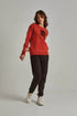 Premoda womens Fancy Long Sleeve Sweatshirt With Embroidery 810-570-910-13 Sweatshirt