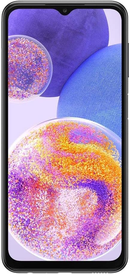 موبايل سامسونج جالاكسي A23 بشريحتين اتصال، 6 جيجابايت رام 128 جيجابايت الجيل الرابع 4G، أسود