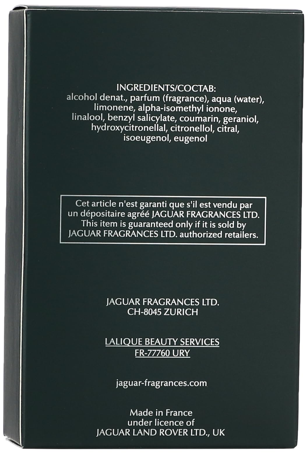 Jaguar for Men - Eau de Toilette, 100ml