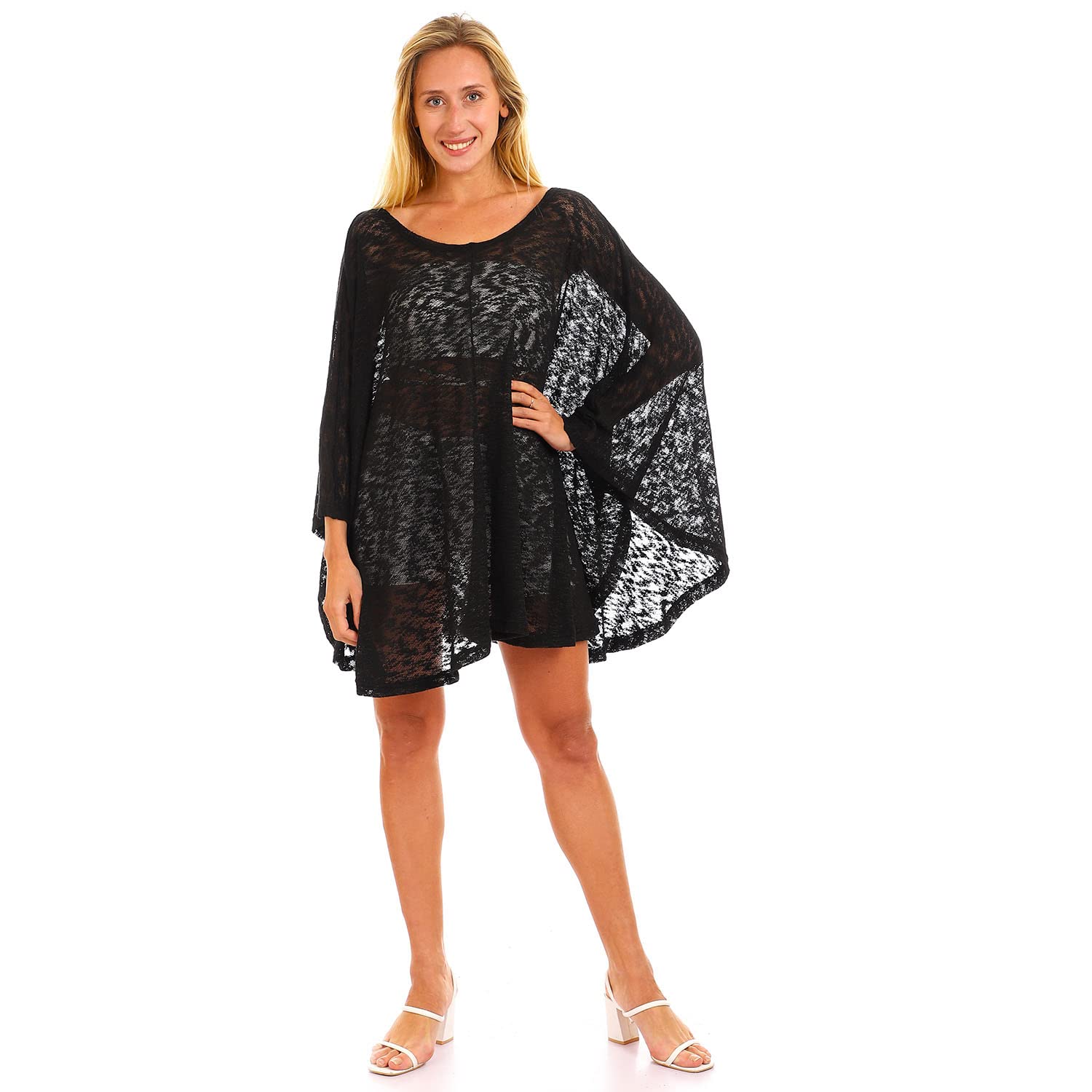  غطاء Jamila للنساء فضفاض بياقة دائرية واسعة وسهل الارتداء قطعة مريحة وأنيقة للطبقات. مصنوع من قماش ناعم وخفيف الوزن لضمان الراحة وسهولة الحركة طوال اليوم. 