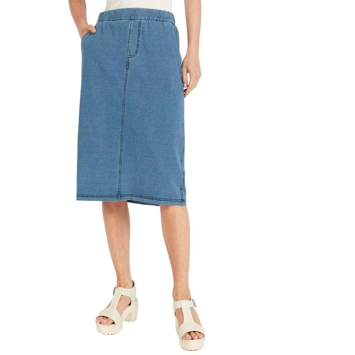 Splash womens 3411823 KNIT DENIM S Skirt (pack of 1)