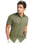 Splash Basic Short Sleeves Solid Regular-Fit Shirt for Men