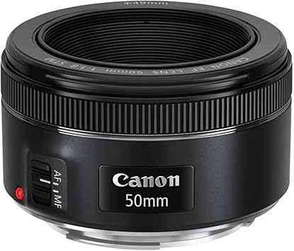 عدسة Canon EF 50mm f/1.8 STM | عزل احترافي وجودة عالية