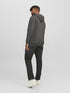 Jack & Jones Men Hoodie Grey Casual Hoodie