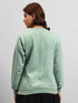 Styleville.in Women Sweatshirt Mint Green Soft Casual Warm Wear