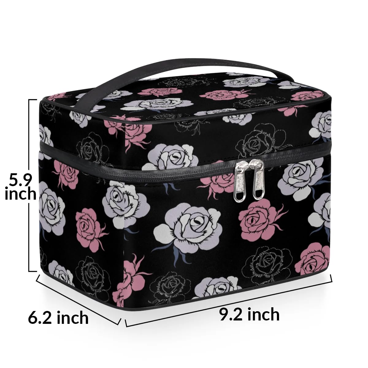 Large Travel Makeup Bag for Women – Portable Cosmetic and Toiletry Organizer – Safqqa Egypt