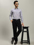 Styleville.in Men Formal Shirt Dark Grey Classic Office Wear