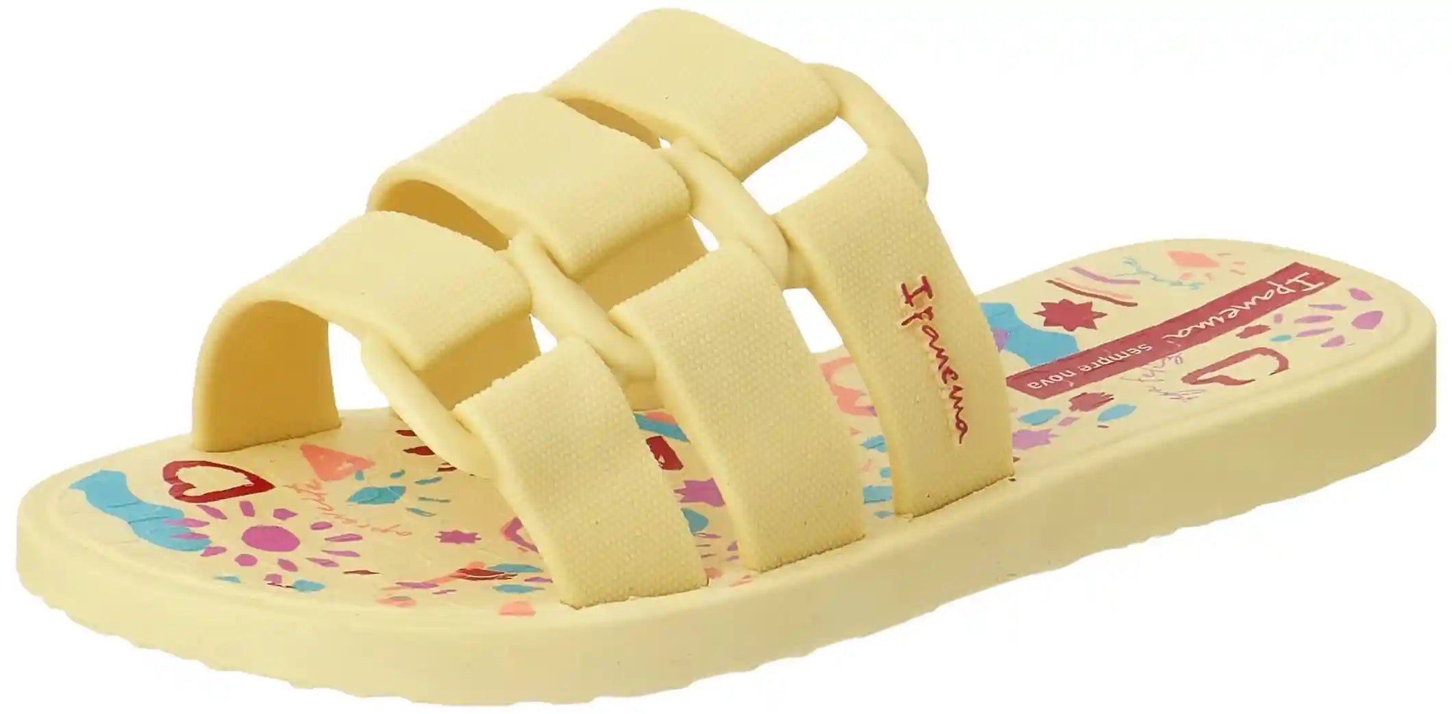 Ipanema Slipper For Girls,Easy to slip on and off for convenience,Durable sole suitable for indoor and outdoor use. – Safqqa Egypt