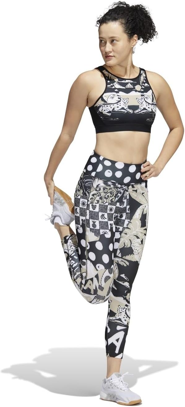 Adidas LS FARM B HA0063 Women’s Training Bra – Light Support, Black