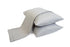 Home of Linen Striped Flat Sheet Set 1.8x2.4m with 2 Pillowcases Premium Bedding Set