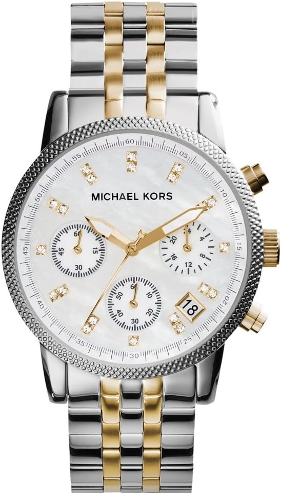 Michael Kors Jet Set Watch for Women - Analog Stainless Steel Band - MK5057