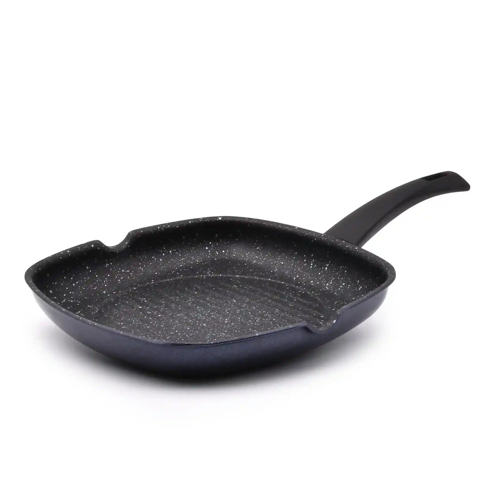 Celar Aluminum Blue Square Grill Pan, 26 cm Diameter, Induction + Gas Stove, Made In Portugal