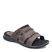 Rockport Men's Darwyn Leather Slide Slippers– Open Toe, Comfortable Casual Footwear - Safqqa