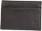Dalydress Men Genuine Leather Card Holder Money Clip Black