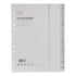 HFS 289 Alphabetical Tab Dividers, A4 Size - Grey - Safqqa Egypt
