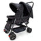 Teknum Double Baby Stroller For Baby- Black
