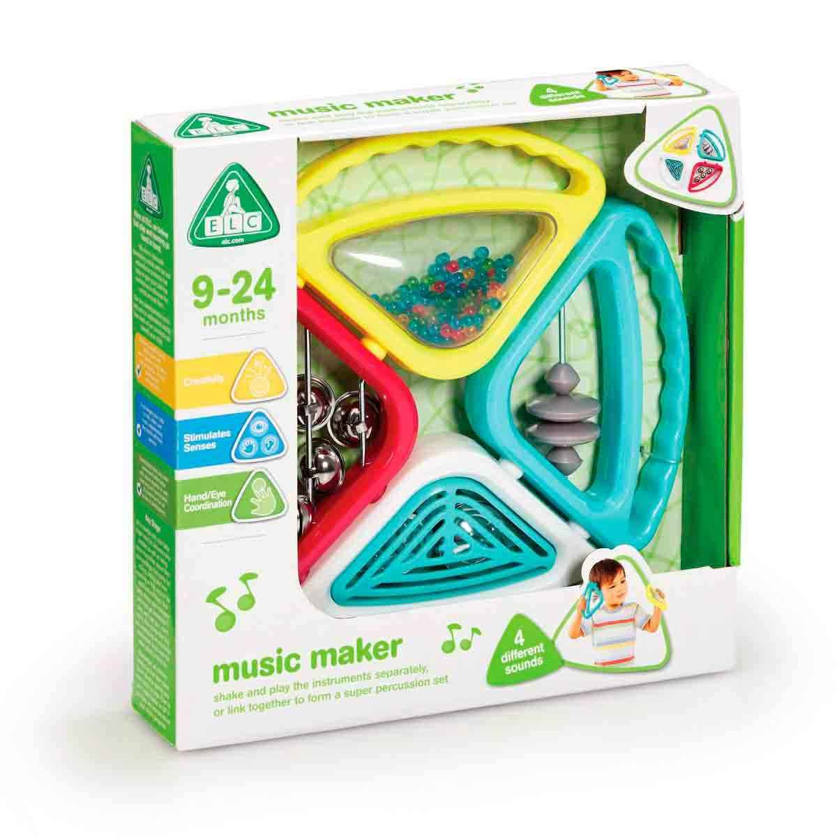 آلة الموسيقى للأطفال من إيرلي ليرنينج سنتر هي لعبة تعليمية ممتعة تهدف لتعريف الأطفال بعالم الموسيقى. تحتوي على أزرار ملونة ومفاتيح سهلة الضغط تنتج أصواتًا وألحانًا مبهجة