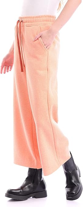 Ravin Women's Heather Coral Cotton Pants with Elastic Waist and Drawstring - Style 96942