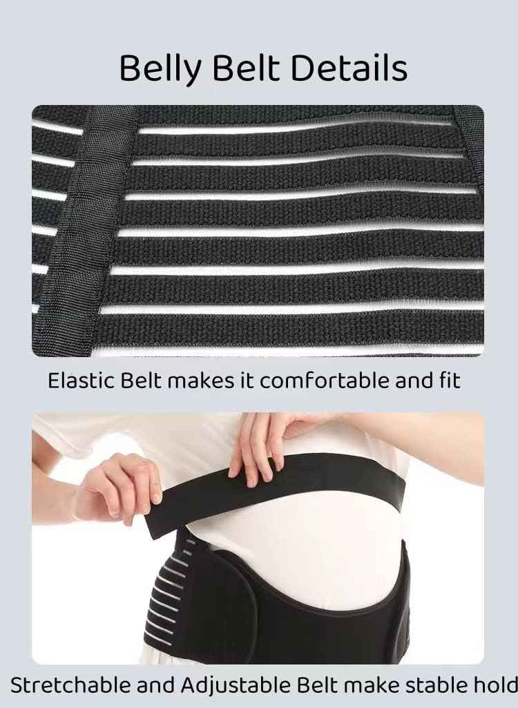 FASHION MANIA Maternity Belt Pregnancy Support Belt Bump Band Abdominal Support Belt Belly Back Bump Brace Strap Prenatal Back Brace to Support Pregnant Women, Abdomen Pain Reliever - Safqqa Egypt