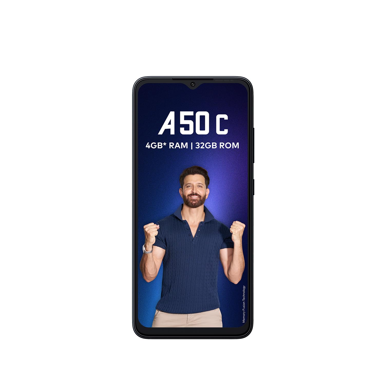 ايتل A50C|شاشة 6.6" HD+ مع شريط ديناميكي| 2 جيجابايت RAM + 32 جيجابايت ROM، حتى 4 جيجابايت RAM مع دمج الذاكرة|معالج ثماني النواة|كاميرا خلفية مزدوجة 8 ميجابكسل مع الذكاء الاصطناعي|فتح بصمة الإصبع والوجه - أسود ياقوتي - ضمان لمدة سنة - صفر ضريبة