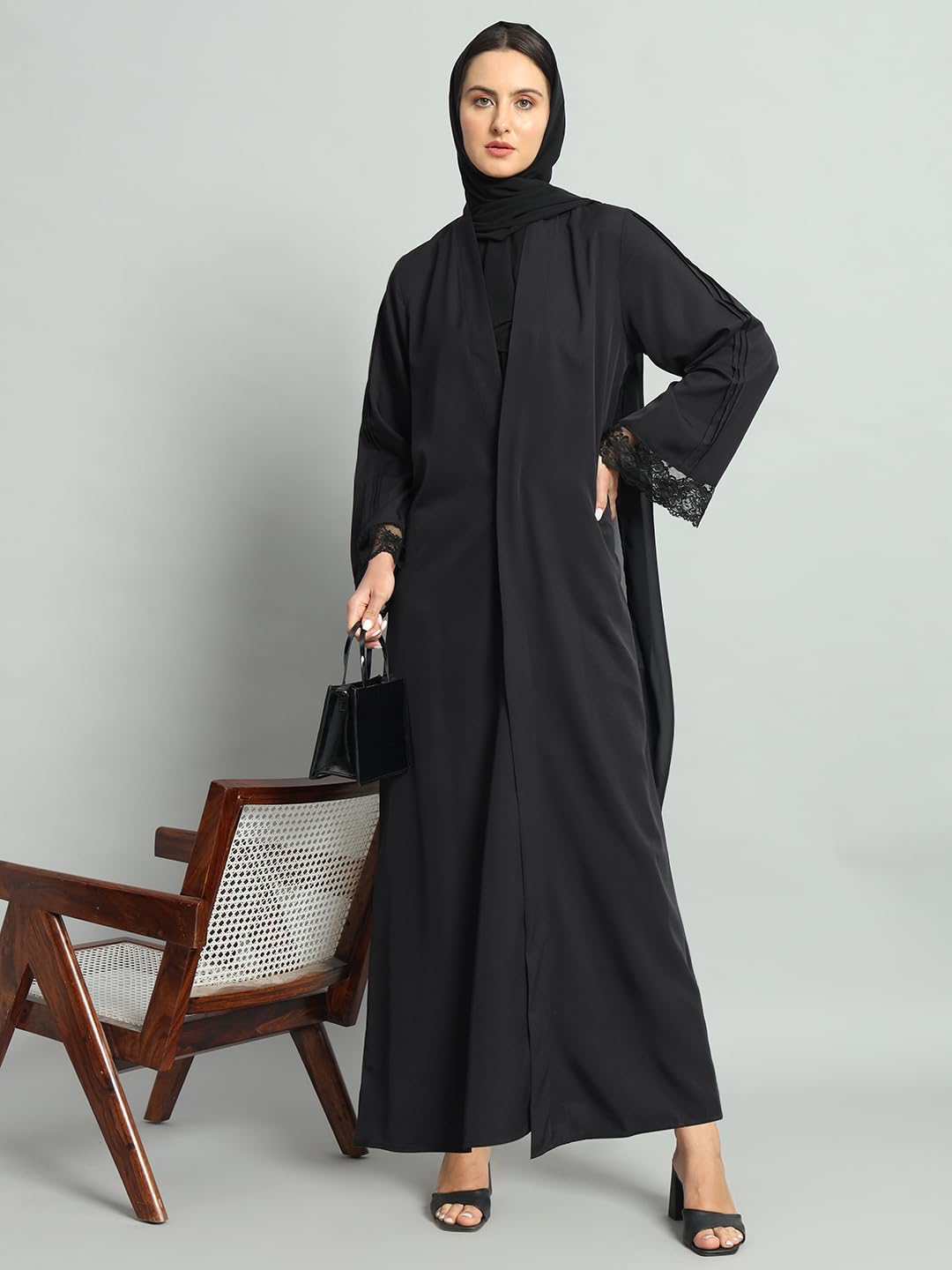 ستايلفيل.إن ملابس نسائية عربية عباءة مع حجاب