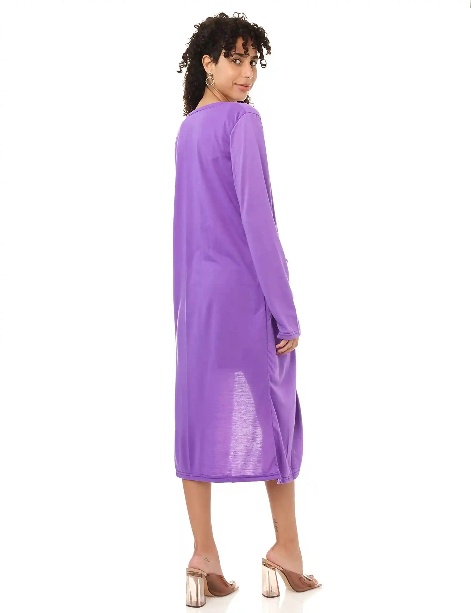 JAMILA Side Pockets Long Cardigan For Women ,Soft, breathable, and lightweight fabric for all-day comfort.