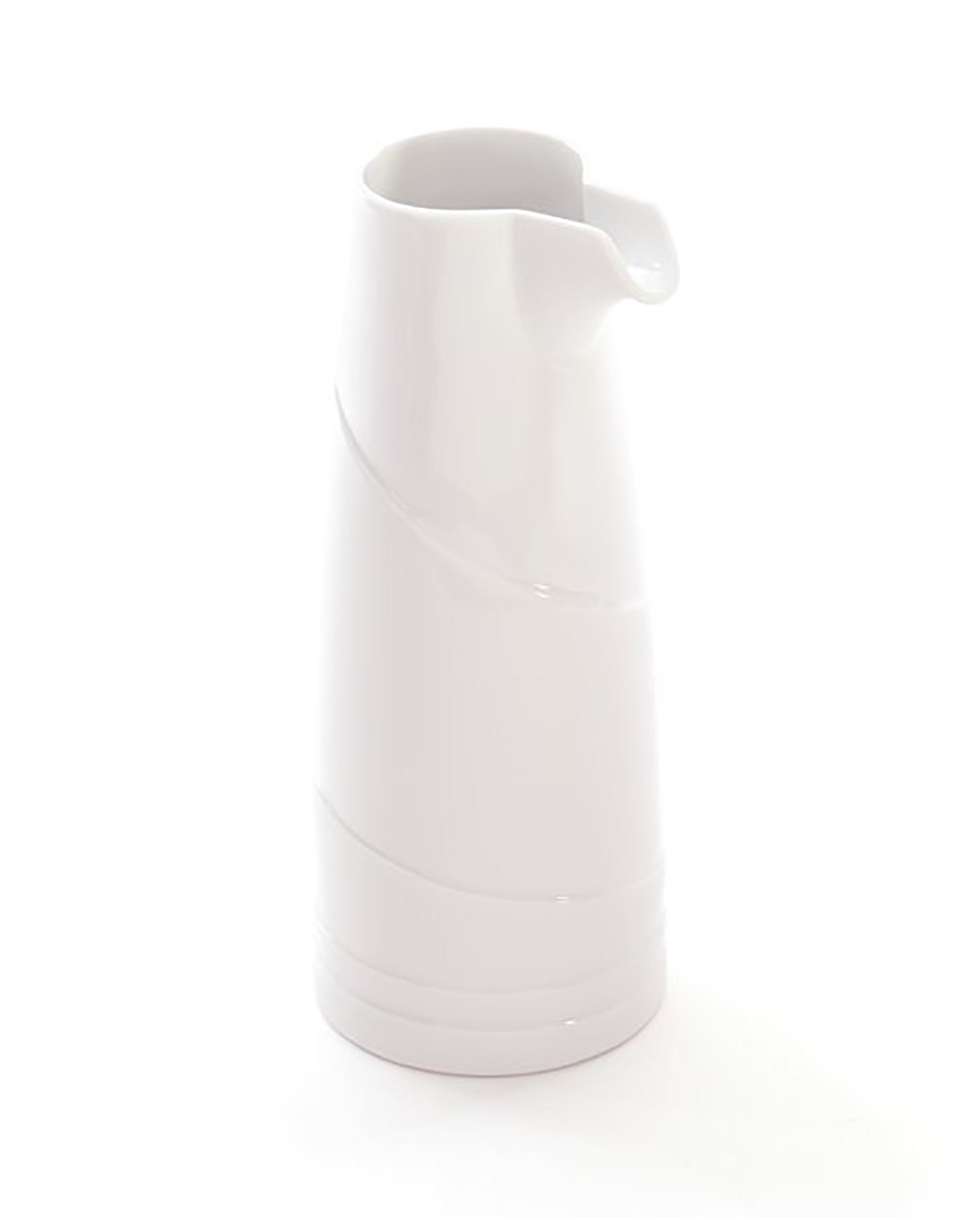 BergHOFF Bianco Vitrified White Porcelain Tall Milk Jug, 21cm 650ml,