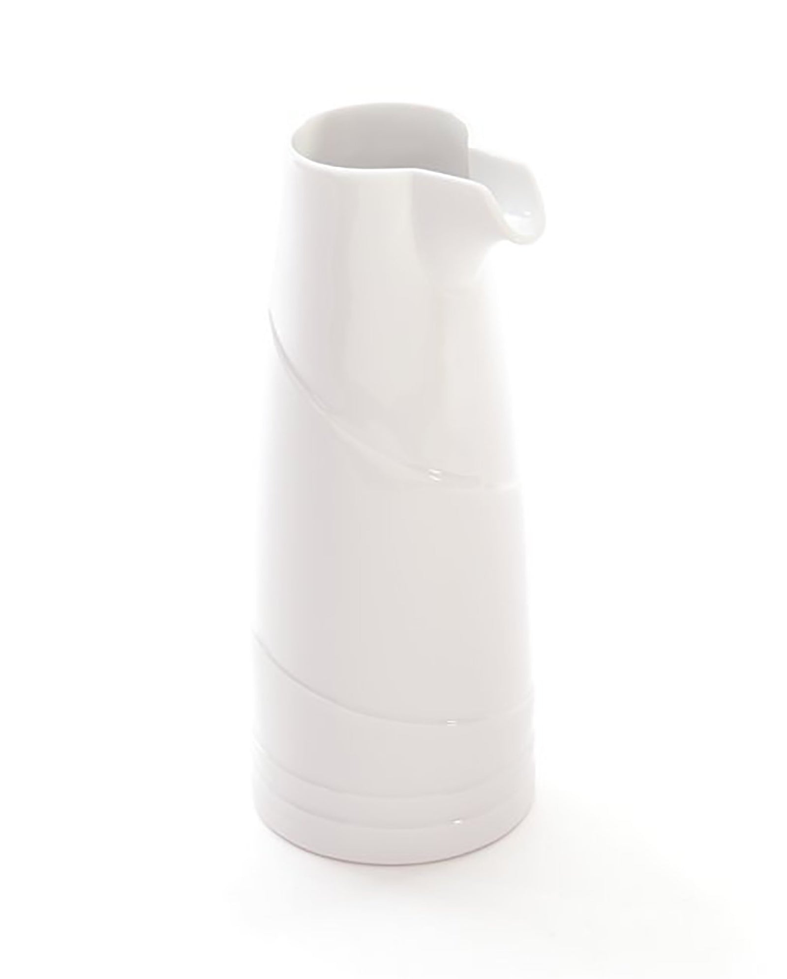 BergHOFF Bianco Vitrified White Porcelain Tall Milk Jug, 21cm 650ml,
