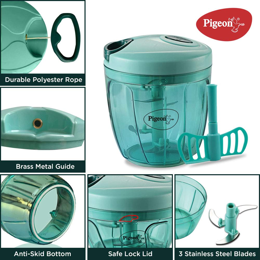 Pigeon XL Handy Compact Hand-Powered Chopper – Stainless Steel Blades – Safqqa Egypt