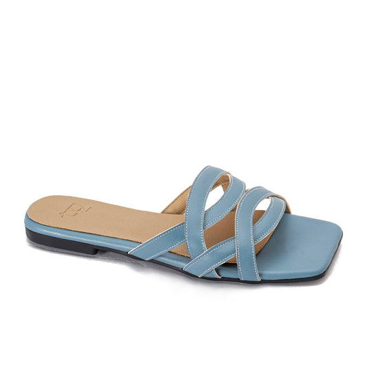 Tgs Womens Double Loop Slipper Flat Sandal