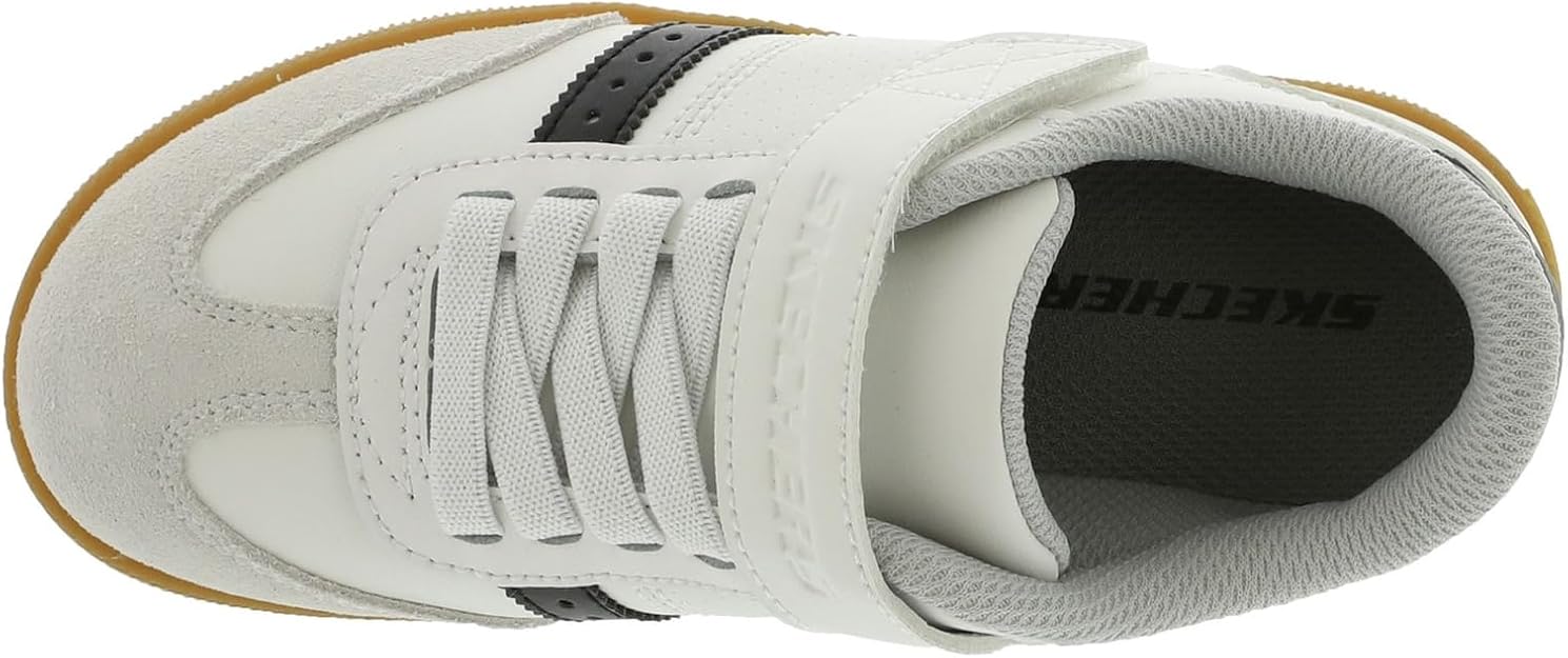 Skechers Boys Casual Shoes White Lightweight Comfort Sneakers