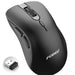 Generic FV-G200 Wireless Mouse – 2.4G Wireless office business mic – 6 Buttons – 3200DPI – Energy saving – ON/OFF Button – Ergonomic Design – Effective distance 10m – 1x AA Battery included (Black) - Safqqa Egypt