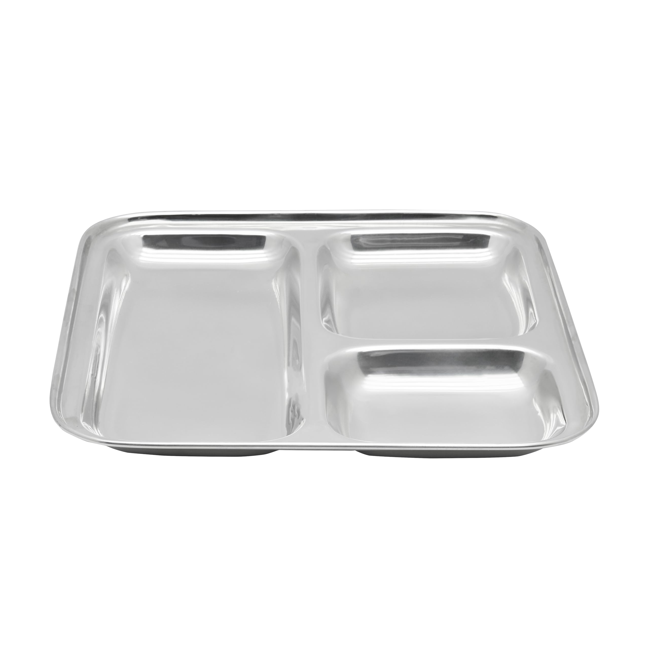 RAJ Pav Bhaji Square Tray – 3 Compartment Plate – Safqqa Egypt