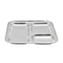 RAJ Pav Bhaji Square Tray – 3 Compartment Plate