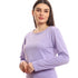 offcliff Women Solid Wide Leg Pants & Long Sleeve Crop Top