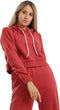 JAMILA Women's Plain Cropped Hoodie with Long Sleeves - Safqqa Egypt