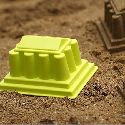 Hape beach toy parthenon sand shaper mold