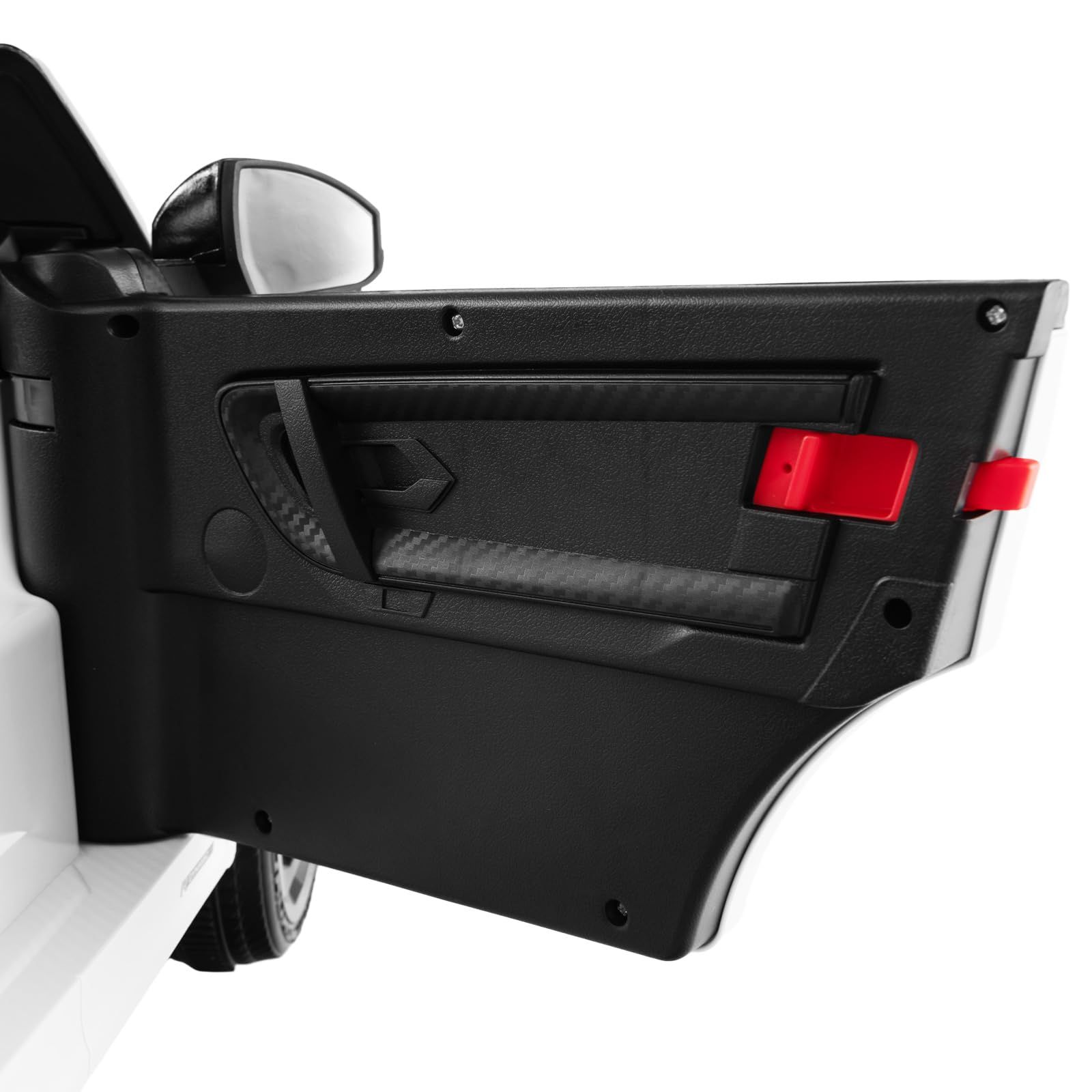 سيارة أطفال كهربائية 12 فولت تعمل بالتحكم عن بعد مع أضواء LED متعددة الوسائط، من 